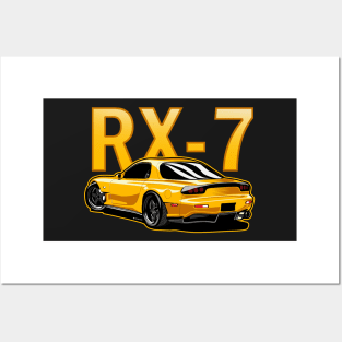 RX7 modified jdm rotary Posters and Art